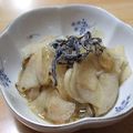 ミリナ's cooksnap of when they made 大根の梅にんにく和え.