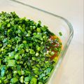 achaB's cooksnap of when they made 生ニラ1把丸ごと！万能ニラだくタレ。.