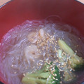 一之瀬奈々's cooksnap of when they made 簡単10分　えびと春雨のスープ.