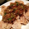 Emihat's cooksnap of when they made チキン唐揚げおろしネギソース.