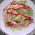 あっちぁん's cooksnap of when they made キャベツ☆ベーコン卵とじ.