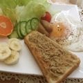 ルリナ's cooksnap of when they made こくうま☆ごまメープルトースト.
