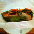 ☆結★'s cooksnap of when they made ﾚﾝｼﾞで簡単！サーモンの包み焼き.