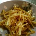 みかん由紀's cooksnap of when they made 大根の皮でキンピラ.