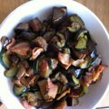 akirk's cooksnap of when they made ナスとズッキーニの砂糖醤油炒め.