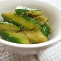 kaiko子's cooksnap of when they made 箸休めに☆叩ききゅうりのゴマ酢あえ.
