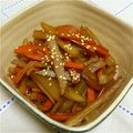 うに子's cooksnap of when they made シャキシャキ食感♪　ヤーコンのきんぴら.