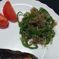 かあたらあ's cooksnap of when they made ピーマンとじゃこのきんぴら.