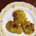 pascal's cooksnap of when they made 離乳食に！人参の入った紫芋のおやき.