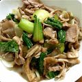 myrose's cooksnap of when they made チンゲンサイと豚の塩ダレ炒め.