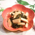 クレイプメートル's cooksnap of when they made 筍とわかめの生姜焼き風〜.
