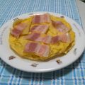 akamega's cooksnap of when they made シリコンスチーマーでポテトオムレツ.