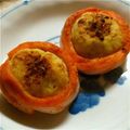 ソイtom's cooksnap of when they made サーモンのバジルポテトロール.