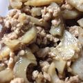 taromi4's cooksnap of when they made レンコンと鶏挽肉の甘辛炒め❤.