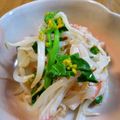 おぶうさま's cooksnap of when they made 菜の花ともやしの春サラダ.
