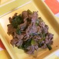 さやあ☆'s cooksnap of when they made 牛肉と小松菜のオイスター炒め.