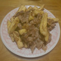 単！！'s cooksnap of when they made 焼肉のタレで！豚肉とさつまいもの炒め物.