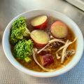 azbjbn's cooksnap of when they made ブロッコリーとおいもの味噌汁.