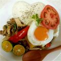 みさにゃん27's cooksnap of when they made ●元気彷彿！エスニック風牛肉炒めかけライス★.