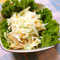 komutatata's cooksnap of when they made わさびが隠し味！大根・柿・ちくわのサラダ.