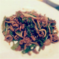 halcim's cooksnap of when they made 焼肉のタレで簡単青椒肉絲★覚書.