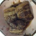 りさっ子ママ's cooksnap of when they made 黒糖でこっくり☆黒酢でさっぱり♪豚の角煮.