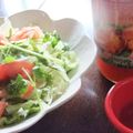 きらり流れ星's cooksnap of when they made 生野菜☆いくらでも食べられるサラダ☆.