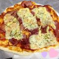Yunooon's cooksnap of when they made 簡単ピザ.