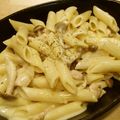 晴れ女☆夏女's cooksnap of when they made 鶏肉ときのこのクリームパスタ.