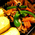 月見なっとう's cooksnap of when they made 彩りおかず！ピーマンと人参の塩昆布炒め.