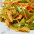 ck87's cooksnap of when they made すき焼たれでピーマンとにんじんのきんぴら.