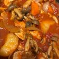 パッシーユ's cooksnap of when they made トマト缶で！チキンときのこトマト煮込み♡.
