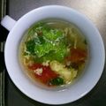 チルマリ's cooksnap of when they made 子供も大好き♪レタスとトマトのスープ.