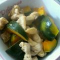 フットサ's cooksnap of when they made 簡単ヘルシー☆鶏肉と南瓜のさっぱり煮.