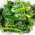 ラブリーらら's cooksnap of when they made ほうれん草のワサビ醤油和え.