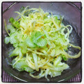 鈴木ちょこび's cooksnap of when they made セロリとイカの燻製のレモン汁和え.