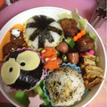 ナナ太陽's cooksnap of when they made キャラ弁　簡単まっくろくろすけ.