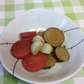 龍青空ママ's cooksnap of when they made さつまいもと人参のにんにく煮.