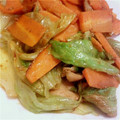 柴咲こーちゃん's cooksnap of when they made たっぷりレタスと豚肉のこくマヨ炒め　.
