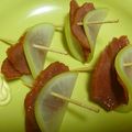 anjizi's cooksnap of when they made 簡単大根巻きおつまみ.