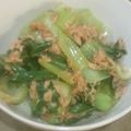kko331's cooksnap of when they made 【簡単☆時短】チンゲンサイとツナ炒め.