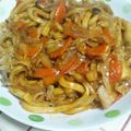 ひぴちゅー's cooksnap of when they made ソース焼きうどん.