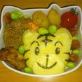 太陽とたまご's cooksnap of when they made キャラ弁♪なるべく簡単に☆しまじろう♪.