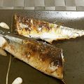 through111's cooksnap of when they made 秋刀魚の塩焼き.