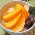 白玉季菜粉's cooksnap of when they made 柿の洋酒マリネ.