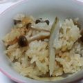 ukikimonky's cooksnap of when they made ごぼうとしめじの炊き込みごはん.