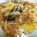 ポーシ亭's cooksnap of when they made ふわもちとろ～ん♡お餅とお麩のお好み焼き.