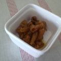 gomadachs's cooksnap of when they made 鶏皮の佃煮.
