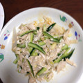 ほんこわ森のクマさん's cooksnap of when they made ささみと胡瓜のピリ辛和え.