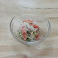 uguisumam's cooksnap of when they made 大根とカニカマのサラダ.
